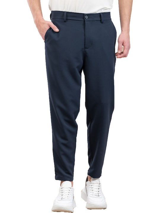Hose in Lockere Passform blue