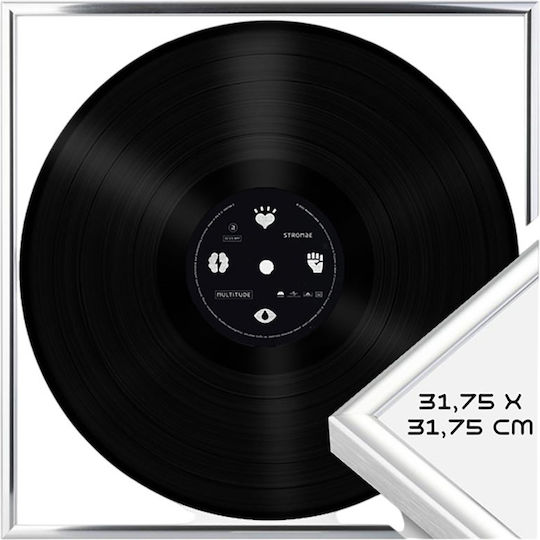 Avizar 12.5" Aluminium Wall-mounted 33-rpm Vinyl Display Frame Grey Avizar 12.5" Aluminium Wall-mounted 33-rpm Vinyl Display Frame Grey