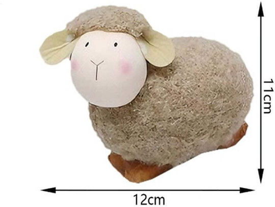 Osterdekorationen & Ornamente Osterliches Lamm 11 cm 2 Farben 1 Stück