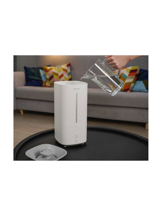 Milla Home Led Συσκευή Αρωματοθεραπείας Υπερήχων με Χρονοδιακόπτη Λευκή