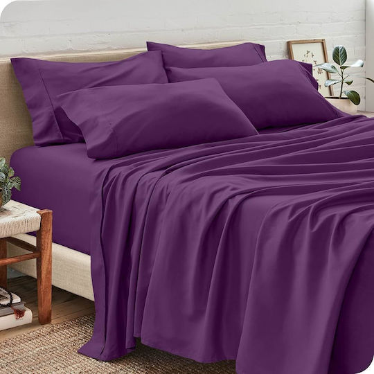 Kotonia Home Module Fete de Pernă Cu Plic De Acoperire Violet 50x70cm