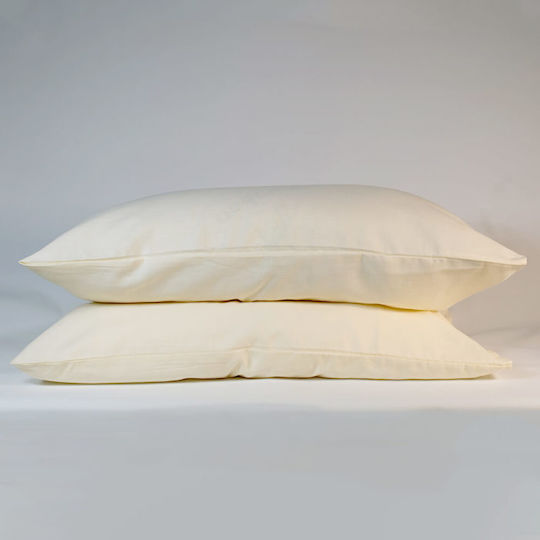 Kotonia Home Set Fete De Pernă Cu Plic De Acoperire Ivory 50x70cm