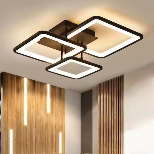 Alista Home Ceiling Light Black with Integrated LED and Remote Control
