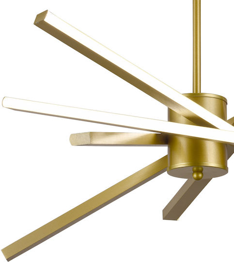 Alista Home Ceiling Light Gold with Integrated LED and Remote Control