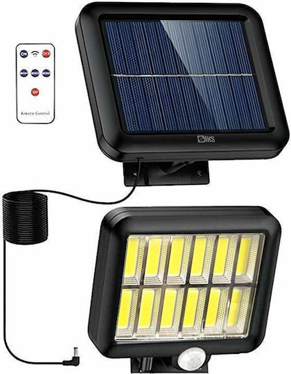 Lumină Solară de Perete 260lm cu Senzor de Mișcare și Telecomandă 15x13cm