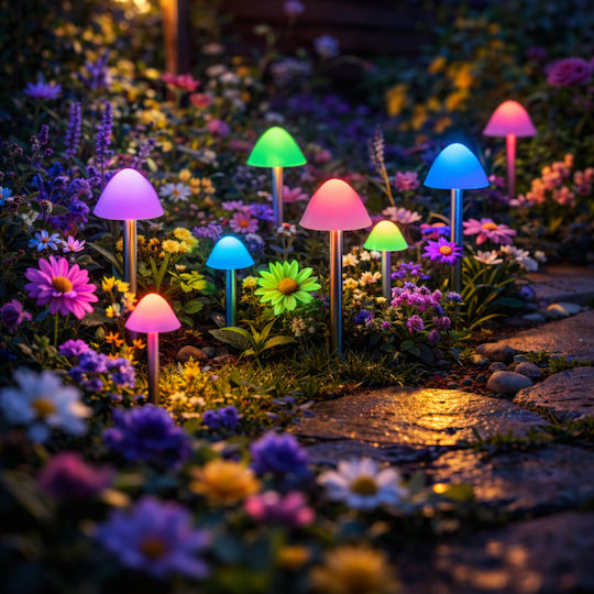 Alista Home Set 12 Lămpi Solare Suspendate Ghirlandă Verzi cu Senzor de Mișcare și Fotocelul IP65