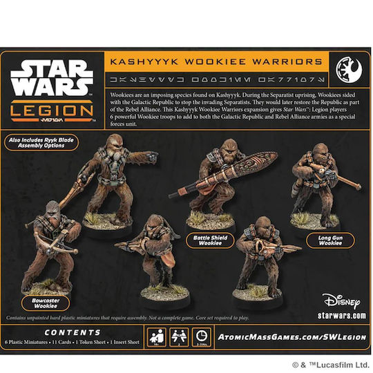 Star Wars Legion Războinicii Wookie din Kashyyyk
