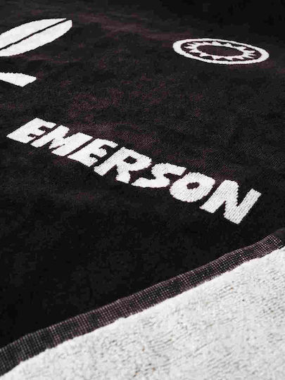 Emerson Πετσέτα Θαλάσσης Μαύρη 160x86εκ.