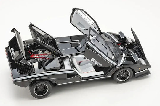 Kyosho Original 1/12 Scale Lamborghini Countach Lp500r Black 08617bk