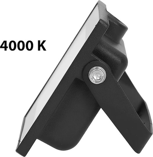 Nedis Outdoor Led Projector 20w 1620 Lumens 4000k Ip44 Black