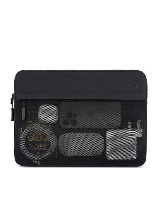 Pipetto Expand Sleeve Black Macbook Pro 14/air 13.6