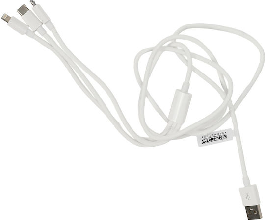 Einparts Cable 3in1 12m 3a Micro Usb Lightning Usb-c Charging