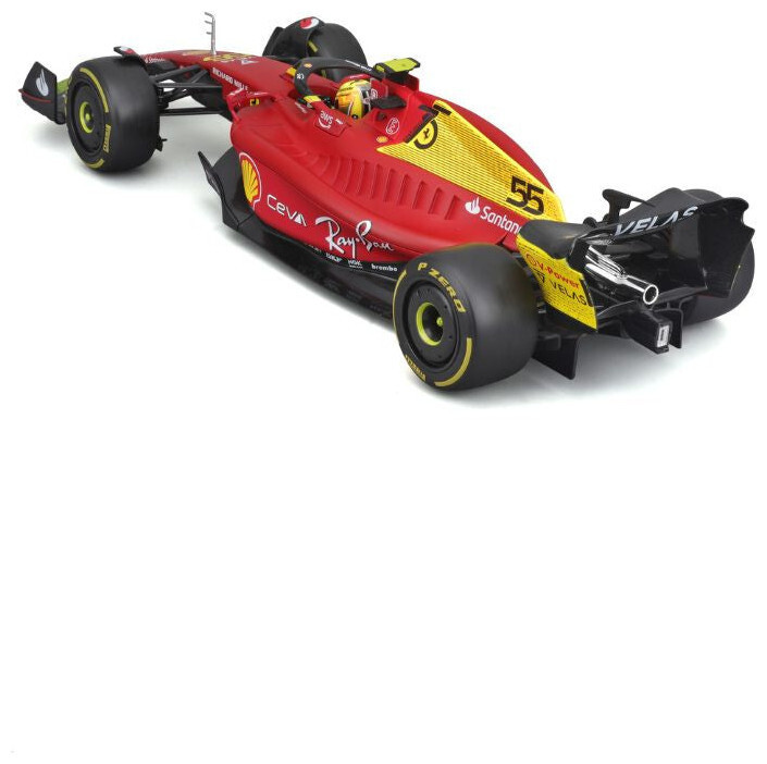 Bburago Ferrari F1-75 Mașinuță Italian GP Galben Modena Ediție