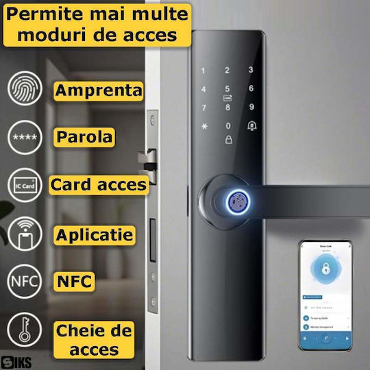 Încuietoare Electronică Culoare Negru