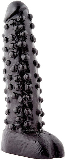 All Black Graeme Ρεαλιστικό Dildo με Όρχεις Μαύρο 26.5cm