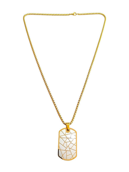 Kalliopi Silver Κολιέ από Επιχρυσωμένο Ατσάλι Kalliopi Silver Κολιέ από Επιχρυσωμένο Ατσάλι