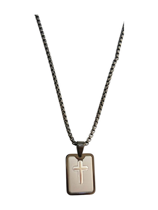 Kalliopi Silver Κολιέ από Ατσάλι Kalliopi Silver Κολιέ από Ατσάλι