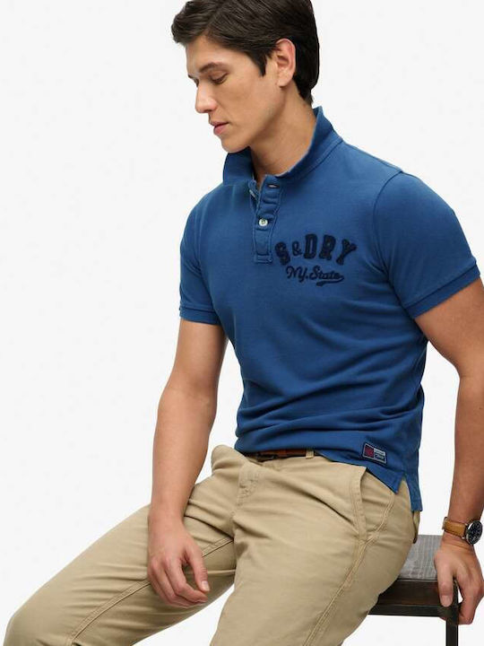 Polo Blouse Blue