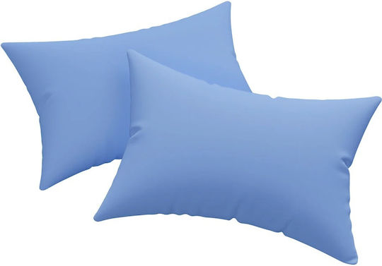 Set 2 Fășii De Pernă Pentru Hotel Kotonia Home 100% Bumbac Olandina Culoare Mărime 50x70 Cm Albastru