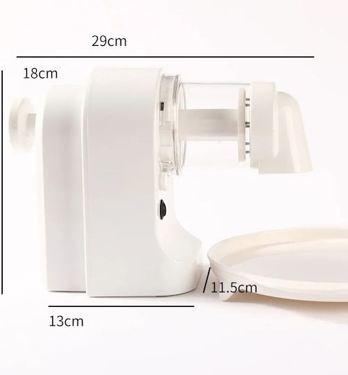 Zdrobitor De Gheață Electric 20w Lamă Detasabilă Din Oțel Inoxidabil Încărcare Usb 130x115x180mm