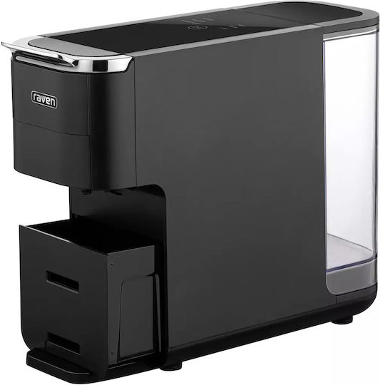 Raven Coffee Machine Eek001c Black 3 Coffee Adapters
