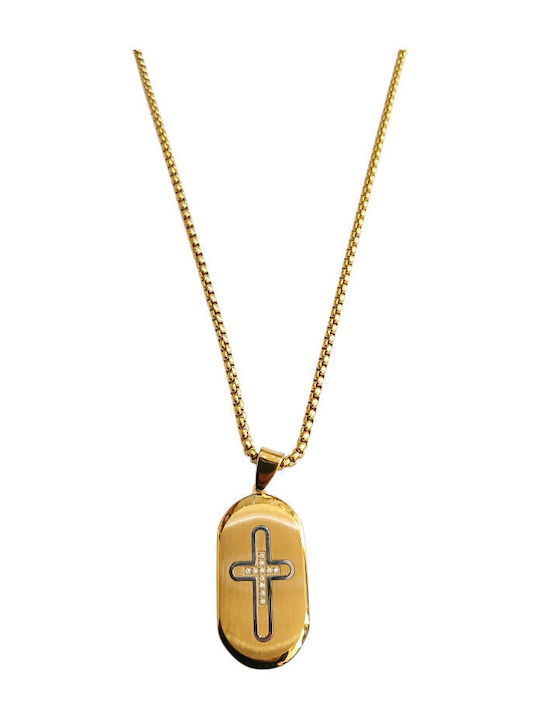 Kalliopi Silver Κολιέ από Επιχρυσωμένο Ατσάλι Kalliopi Silver Κολιέ από Επιχρυσωμένο Ατσάλι