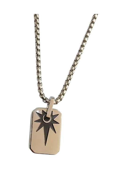 Kalliopi Silver Κολιέ από Ατσάλι Kalliopi Silver Κολιέ από Ατσάλι