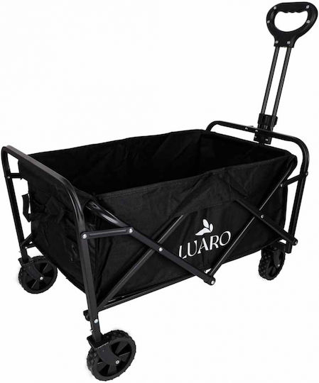 Ikonka Cărucior Pliabil Mâner Telescopic Universal Sarcină Maximă 100 Kg