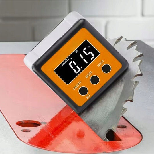 Nivel Digital Inclinometru Zola Interval De Măsurare 4×90° Unități ° % Mm M In Ft Bază Magnetică Alimentat Cu Baterii 58 × 58 × 32 Mm Portocaliu