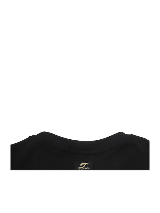 Kurzarm Herrenbluse Schwarz
