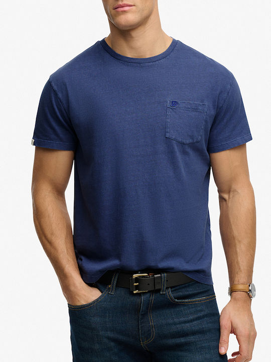 Superdry Superdry Herrenblusen Kurzarm T-Shirt Blau