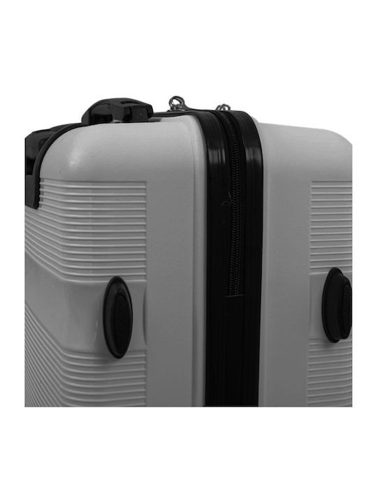 Hard Dark Red Travel Suitcases with 4 Wheels Set of 3 Pieces