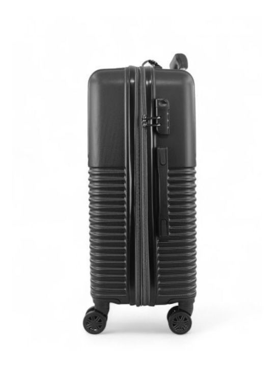 Rain Μεγάλη Βαλίτσα Ταξιδίου Dark Grey με 4 Ρόδες Ύψους 75εκ.