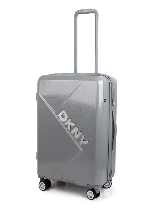 DKNY Valiză Medie De Călătorie Tough Gri Cu 4 Roți