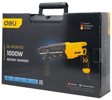 Deli Rotary Hammer Drill Electric 1000W with SDS Plus / Quick Change Socket