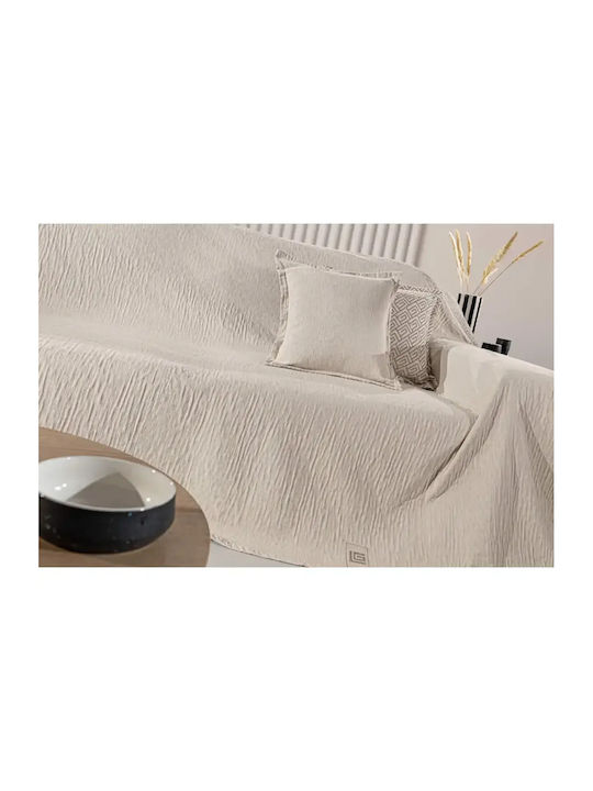 Guy Laroche Moreno Zweisitzer-Sofa Überwurf Chenille 180x250cm Ammos