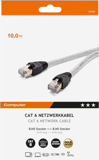Vivanco U/UTP Cat.6 Ethernet Network Cable 10m