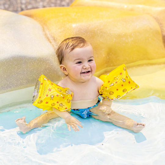 Swim Essentials Swimming Armbands Yellow Circus 2-6 Years