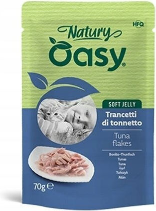 Oasy Υγρή Τροφή για Γάτες με Τόνο 70gr