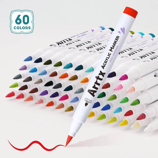 Arrtx Drawing Markers Set 60 Colours