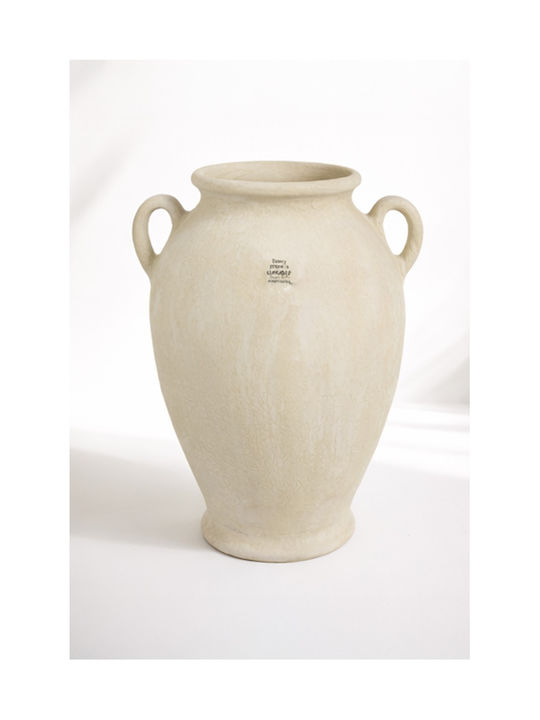 Kaemingk Διακοσμητικό Βάζο Κεραμικό Πορτοκαλί 28x28xΥ37cm