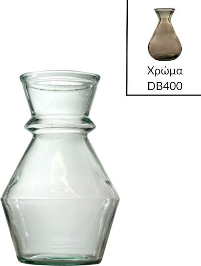 Vidrios San Miguel Glass Vase Merida Brown