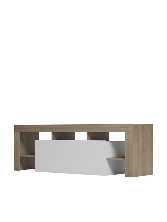 TV Stand Liner White L150xW40xH50cm