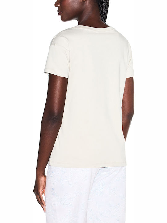 Armani Exchange T-Shirt Μπεζ