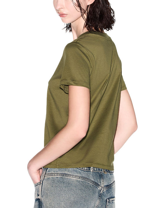 Armani Exchange T-Shirt Χακι