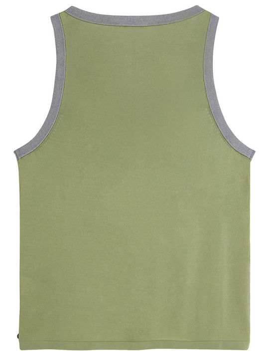 Women's Sleeveless Green Blouse