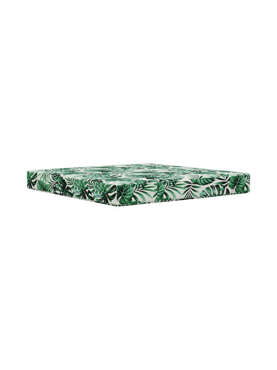 vidaXL Garden Chair Cushions with Backrest Green 2 Pieces 80x80cm