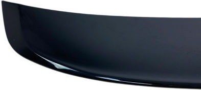 Car Rear Spoiler Roof Universal 125cm Length Placement 62.5cm Black Glossy Oem