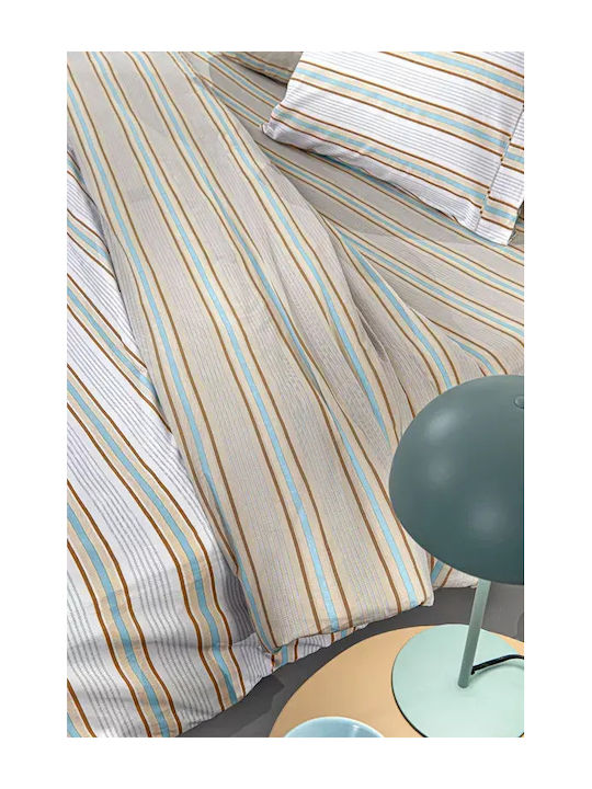 Guy Laroche Pinstripe Bettlaken King Size 270x265cm 4 Stück