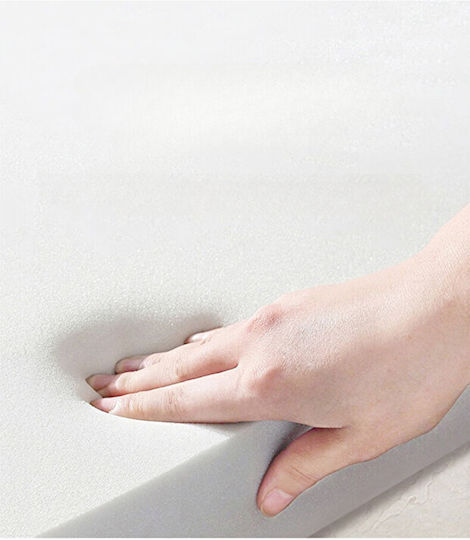 White Single Folding Floor Mattress With Soft Filling (90x190cm)